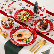 Regal Serviesset – Kerst 4 persoons – 12 delig – Keramisch – Eetborden – Kleine Borden