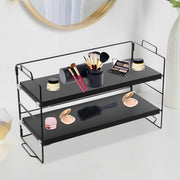 Bureau organizer- Bureau accesoires - Keuken organizer - Aanrecht organiser - Kantoor en Thuiswerkplek - 2-Lagen - Zwart