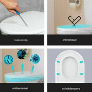 Toiletbril Vaylen - Softclose Toiletbril Wit met Snelsluiting - Duuroplastisch Antibacterieel Toiletdeksel