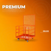 Heftruck Platform - Veiligheidsmand 635kg - Oranje - Voor Heftruck - Incl. Accessoires