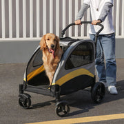 Hondenbuggy - Inklapbaar - Voor kleine honden - Tot 55KG - All terrain - Comfort