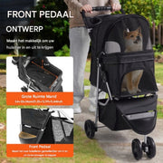 Hondenwandelwagen - Voor honden & katten - Puppy Kinderwagen - Huisdierbuggy - Huisdier