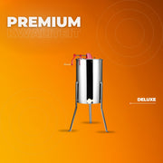 Handmatige Honing Extractor - Honing centrifuge- Tangentiële Extractor - RVS - Honingklep - Transparant Deksel