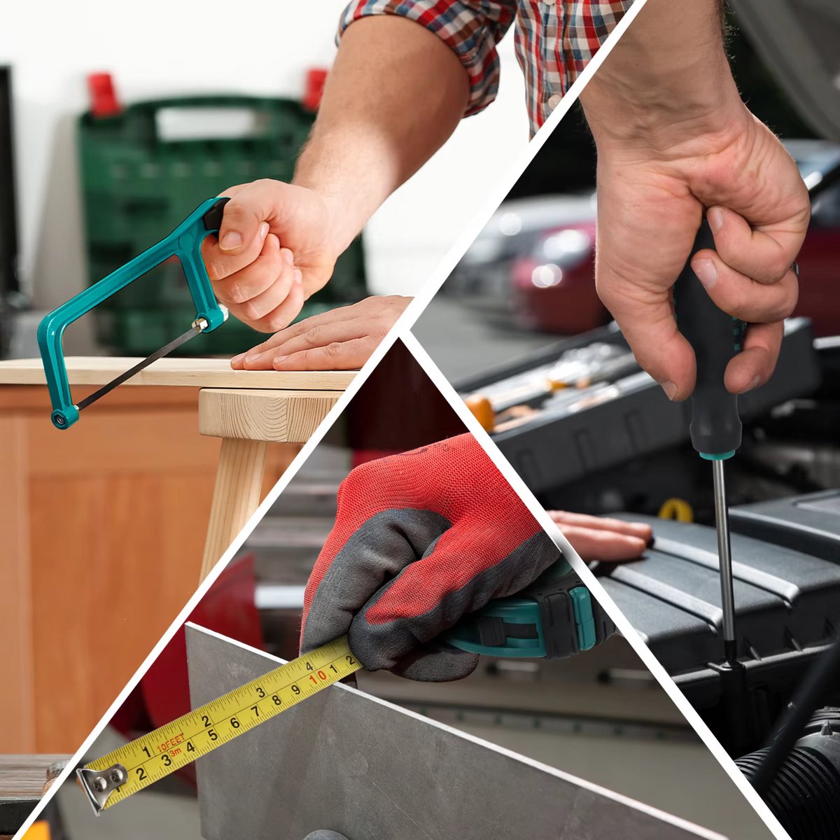 Gereedschapset - 198-delige - Gereedschapskoffer gevuld - Gereedschapstas - Gereedschapskist - Voor Thuis en autoreparatie - Handgereedschapset met rateldop en schroevendraaierset - Groen