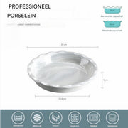 Celestial Serviesset - Marmer Look - 1100ML - Lasagne - Braadslede - Ronde schaal