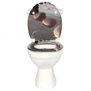 WC-bril - Toiletbril – Voor Toilet & Badkamer – Verdikt & Antibacterieel - Met Soft-Close – Met print