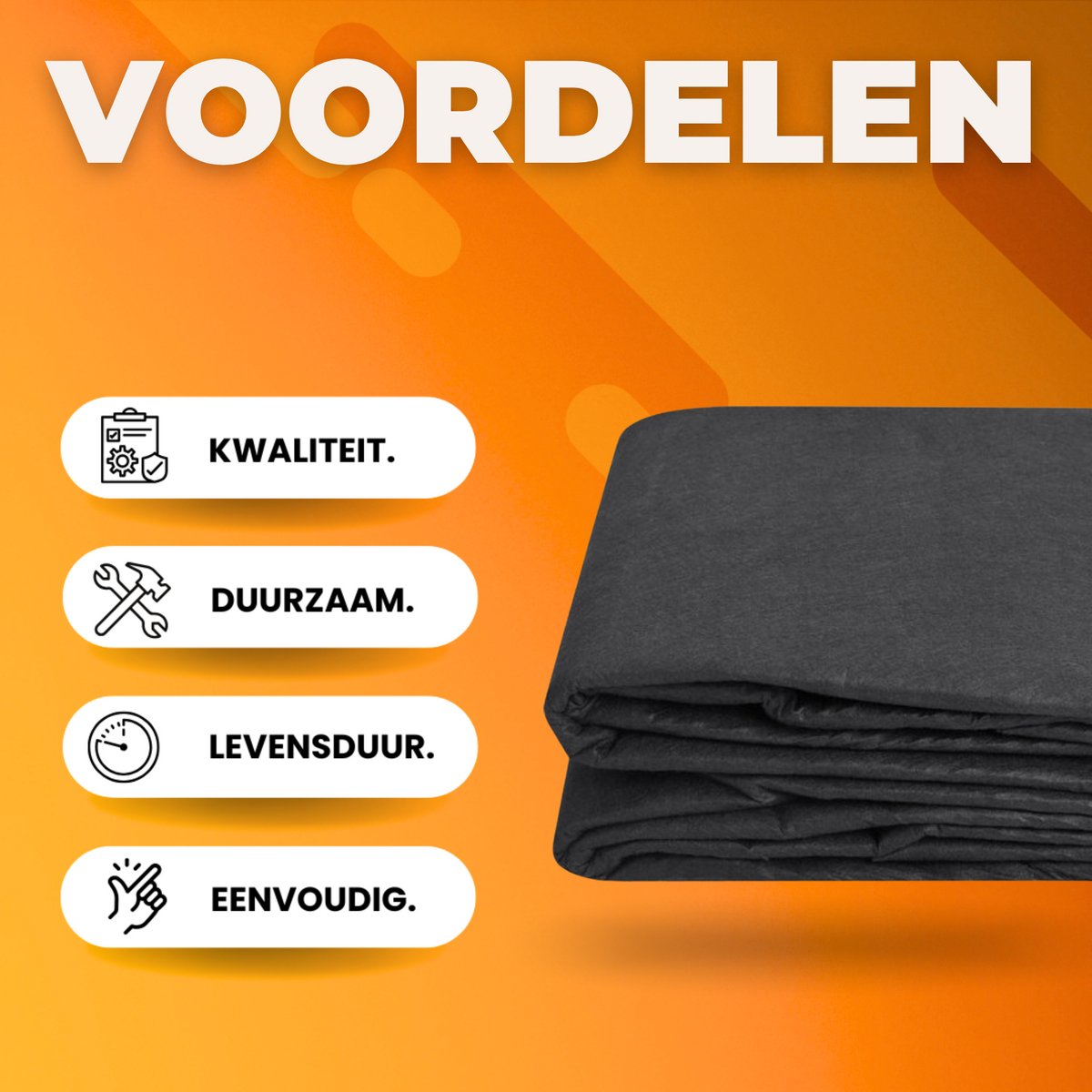 Worteldoek gronddoek - 457x610 cm - Onkruiddoek - Tuin