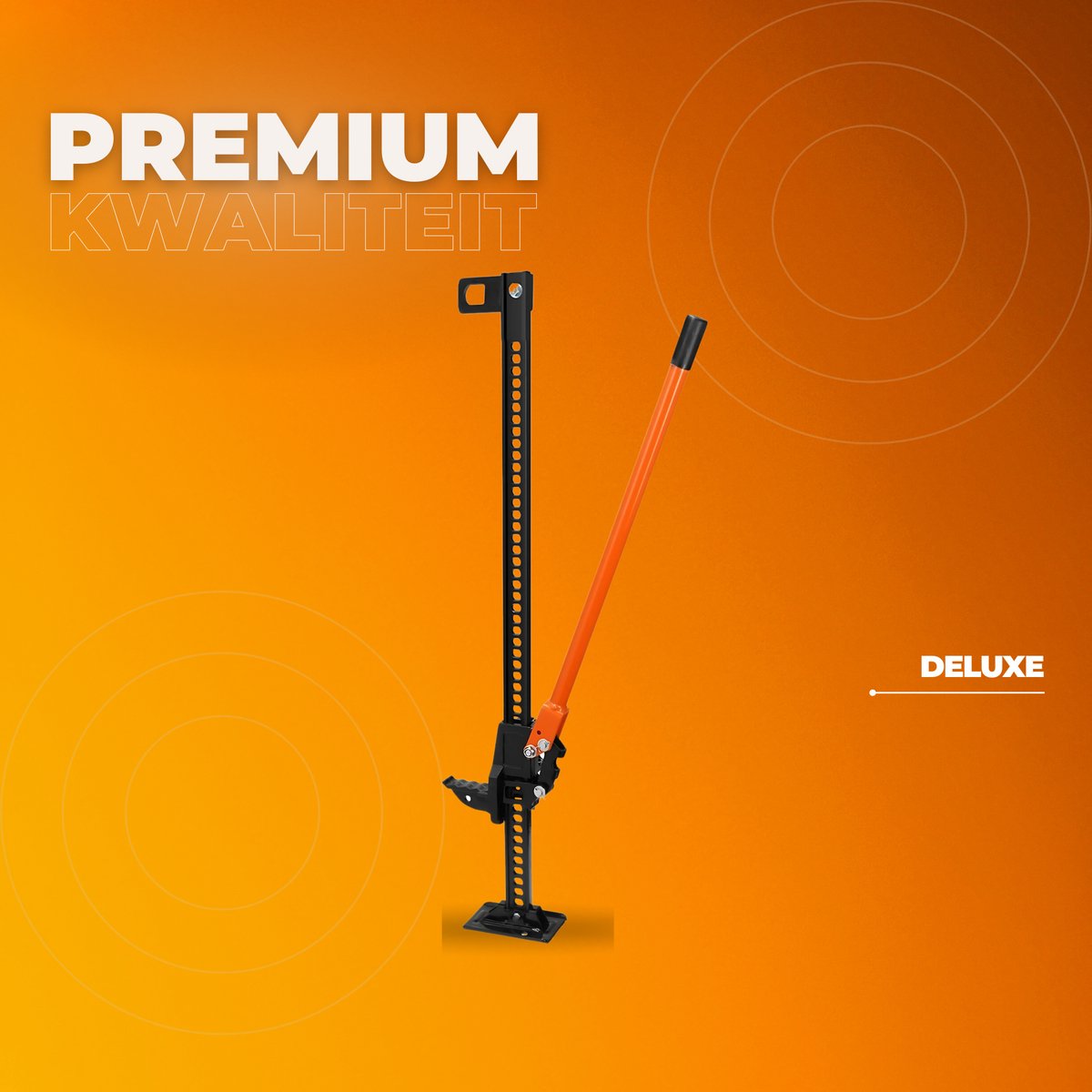 Off road autokrik - Boerenkrik - Handkrik - Dommekracht - 105-1035mm - Viking arm jack