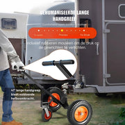 Camping Aanhanger – 454kg Verstelbare Caravan Trailer – Voor Tent of Bagage Transport