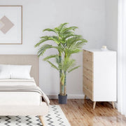 Kunstplant fruitpalm in pot - Kunstplanten voor binnen en buiten - Palmboom - Tuin decoratie voor buiten - Kunstbloemen - Geurloos