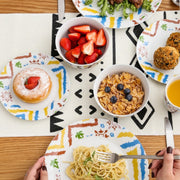 Bellavita Serviesset - 16 delig - Wit - Dinerborden - Bordenset - Diepe borden - Ontbijtborden - Servies - Keukenservies