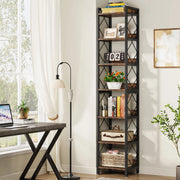 Boekenkast - 200cm - Hoog - Wandplank - Boekenrek - 7-laags