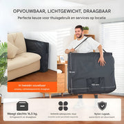 Massagetafel - Behandelbank - Voor professionele salons en tattoo-studio’s – 8-niveaus verstelbaar, met hoofdsteun en handsteun