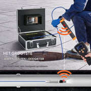Endoscoop inspectie camera - Met lamp - 40m - Proffesionele Rioolcamera - Inspectiecamera - 6 uur batterij - 1000TVL - Opname functie