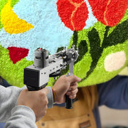 Tufting gun - Tuftpistool - Borduurmachine - Tapijtweven - Voor het maken van tapijten - Voor efficiënt en nauwkeurig werk - Metaal / Kunststof - Zwart