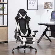 Bolt Edge Gaming Stoel - Wit - Ergonomisch - Kunstleer - Verstelbaar - Inclusief voetsteun