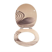 WC-bril - Toiletbril – Voor Toilet & Badkamer – Soft-Close – Duurzaam Kunststof - Met print