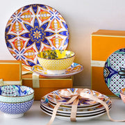 Mosaïque Bellagio Serviesset - 12 delig - 4 persoons - Mozaïek - Dinerborden - Bordenset - Diepe borden - Ontbijtborden - Servies - Keukenservies
