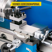 Draaibank PRO - Precisie Metaaldraaibank - 180x350mm Draaibank voor metaal
