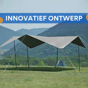 Dekzeil - 180g/m² PE - Voor Tuinmeubelen, Zwembad, Hout, Auto & Boot - Waterdicht - Weerbestendig zeildoek - 300x500cm - Groen - Bouwzeil - Afdekzeil - Beschermhoes