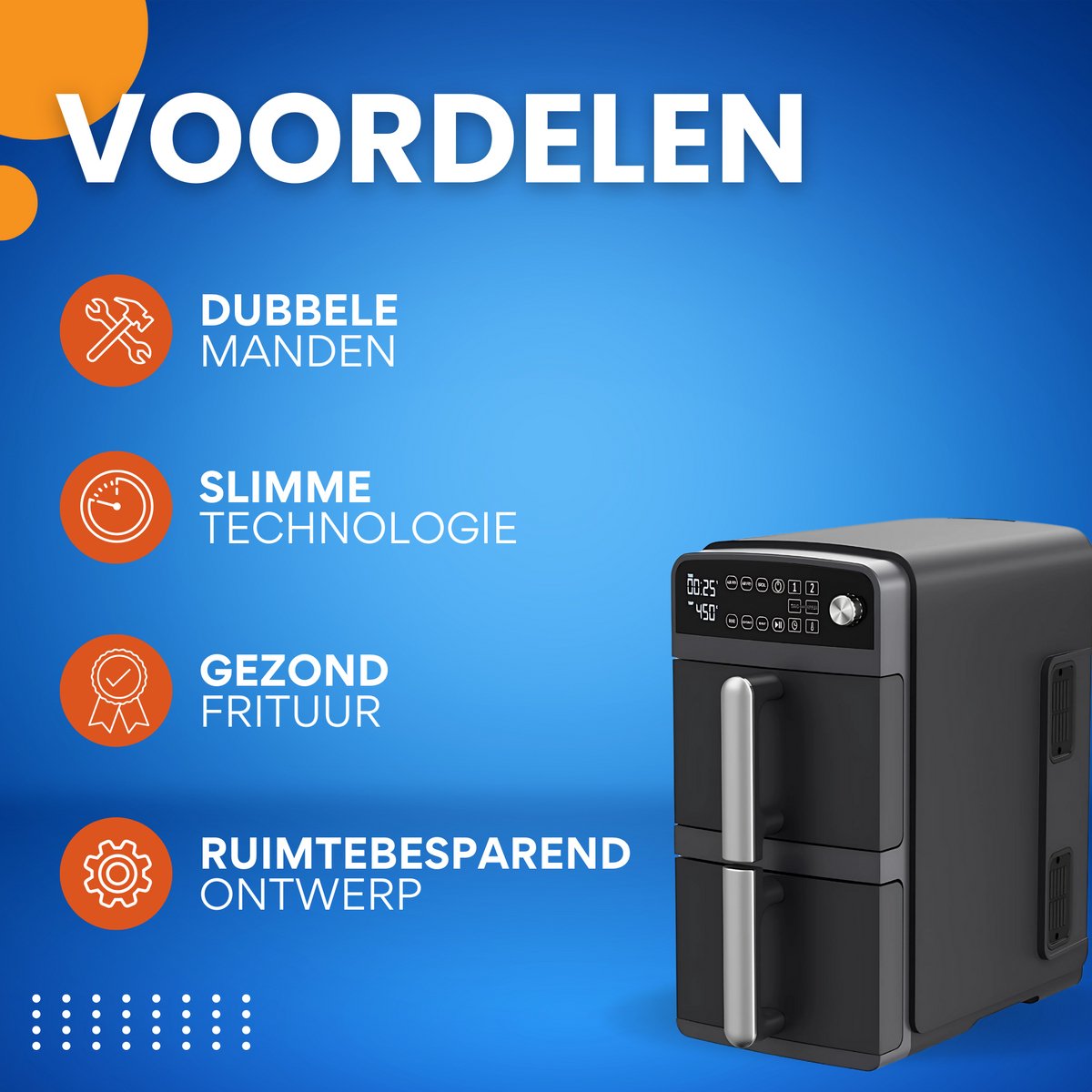 Mini oven - Grill rooster - Bakplaat - Airfryer - Voor Gezond en Snel Koken - Met 11 Programma’s - 1800W, LED-scherm, 5 Accessoires Inclusief Draaispit & Receptenboek