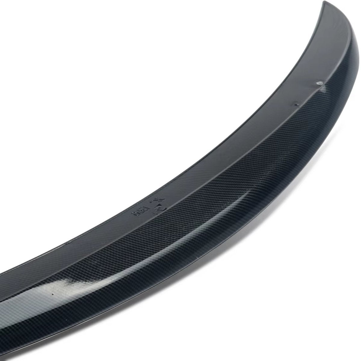 Bumper Lip Stronix - Achterkofferbak Bumper Lip Spoiler - Voor BMW 3 Serie E90 (2005-2011) - MP Stijl - Koolstofvezel Look - Auto accessoires