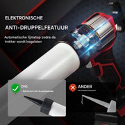 Elektrische kitspuit - Met accu - Draadloos - 4 Snelheden - Kitpistool - Siliconenpistool - Siliconen pistool