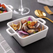 Tida Ovenschaal - 12 delig - 4 persoons - Wit - Dinerborden - Bordenset - Diepe borden - Ontbijtborden - Servies