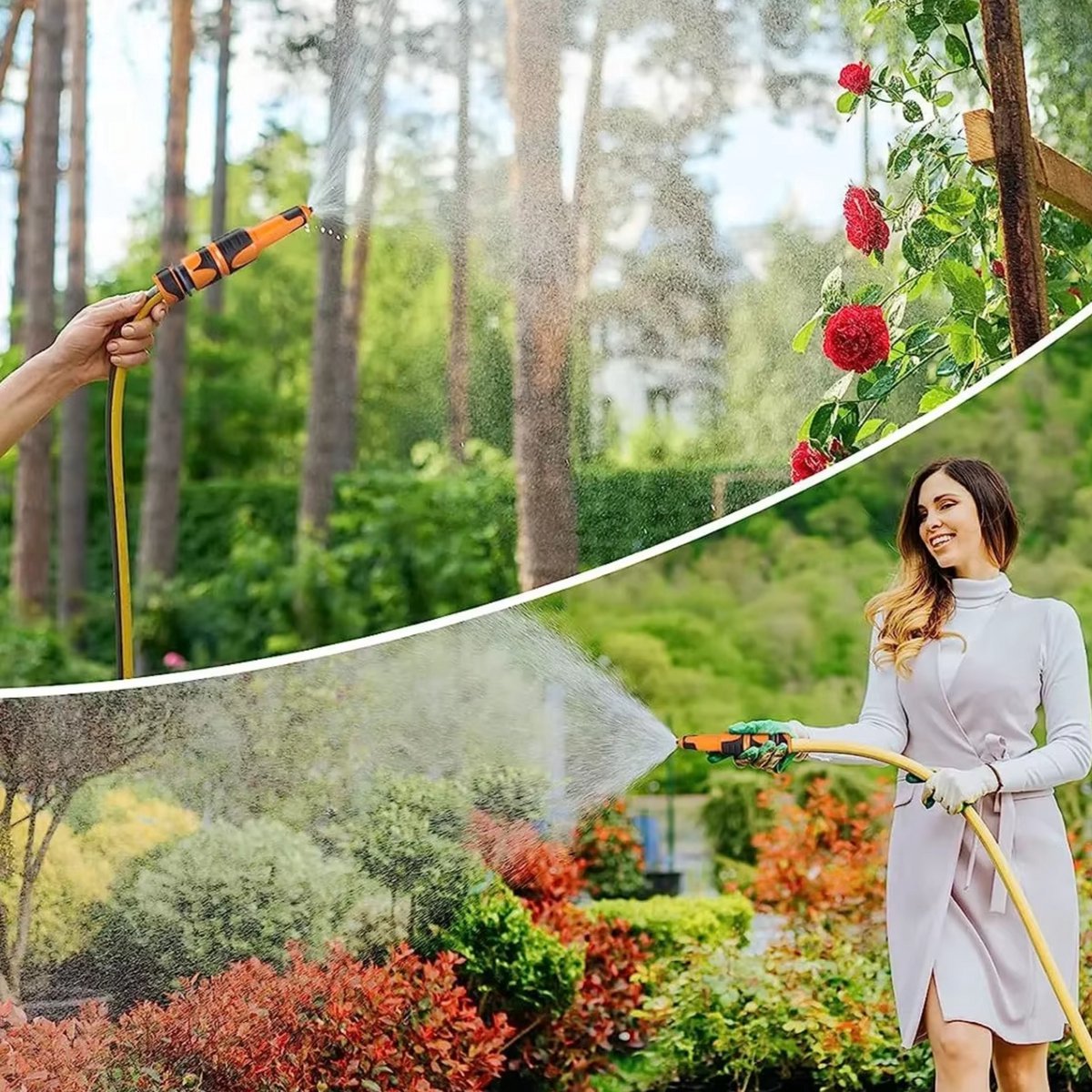 Tuinslangadapter Zyrell - Tuinspuit - Aansluitset - Slangsplitter - 11-Delig