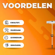 Sneeuwschep Dak - Sneeuwschuiver - 64 cm - Bereik 1,5-6,4 m - Met Wielen & Antisliphandgreep