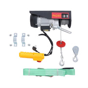 Elektrische takel – Voor garages en magazijnen – 250 kg capaciteit - Bedrade afstandsbediening, 18 m staaldraad – 220 V, 500 W