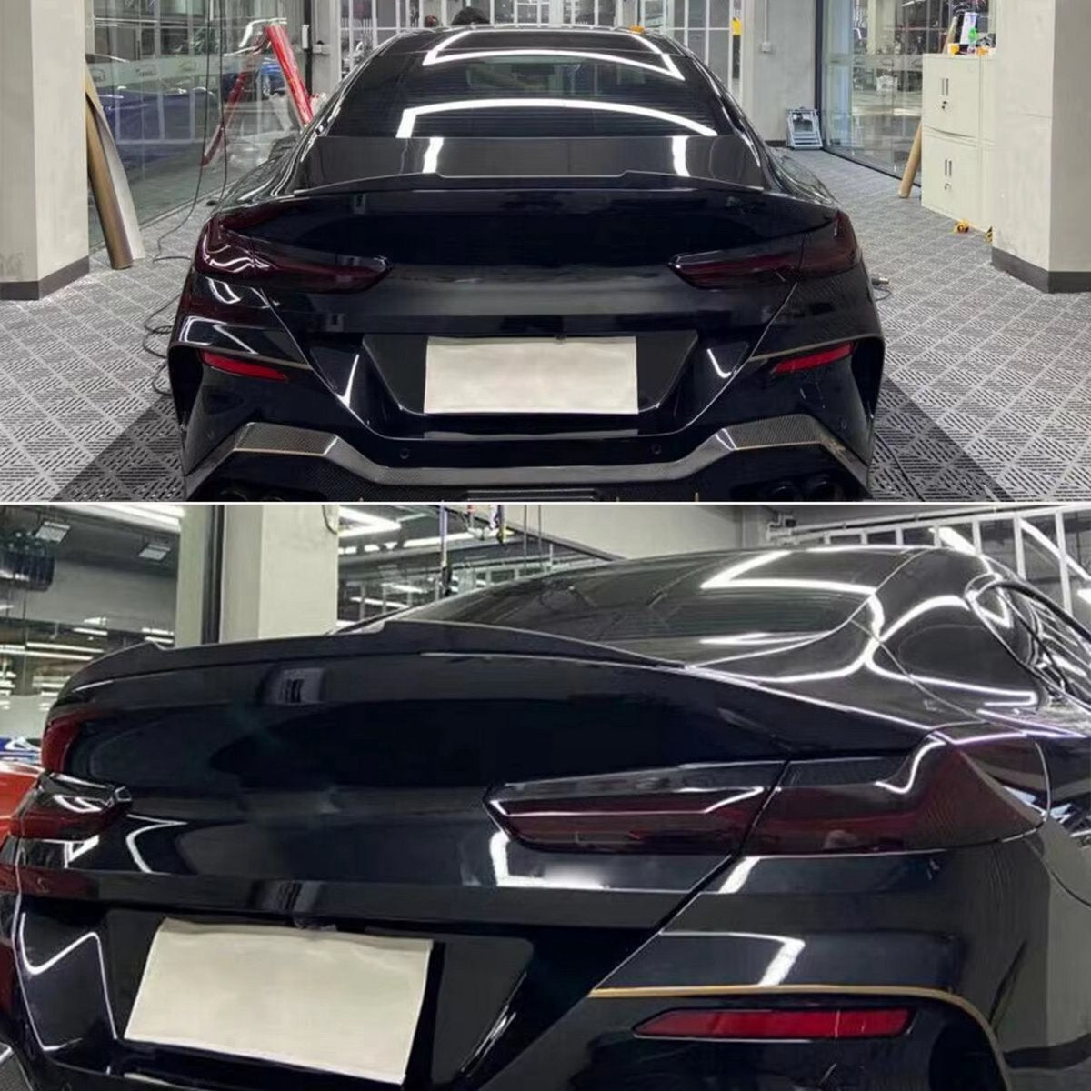 Spoiler G15 Zypher - Achterbumper Spoiler Vleugel - Voor BMW 8 Serie G15 Coupe (2018+) - Gloss Zwart - M4 Stijl - Auto accessoires