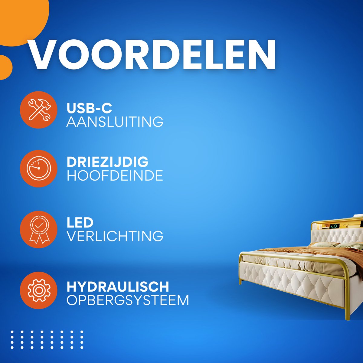 Bed - Tweepersoonsbedden - Tweepersoonsbed - Twijfelaar - USB C Oplaadfunctie APP-bediening LED Metalen bed bedframe 4 Laden Fluweel - 140x200cm