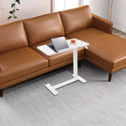 Laptoptafel - Bijzettafel - Bedtafel - Banktafel- Voor gebruik aan bed of kantoor - Verstelbaar - Wit