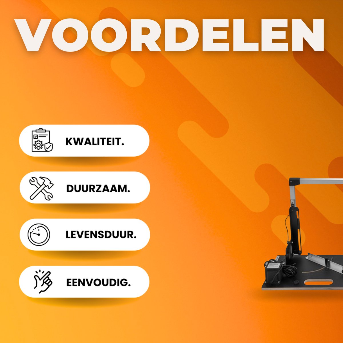 Piepschuimsnijder PRO - Cutter - Snijmachine - 112 cm Snijlengte - Thermozaag voor Schuim