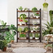 5-laags Boekenkast - Boekenplank - Wandplank - Boekenrek - Voor opslag / woonkamer / kantoor - Bruin