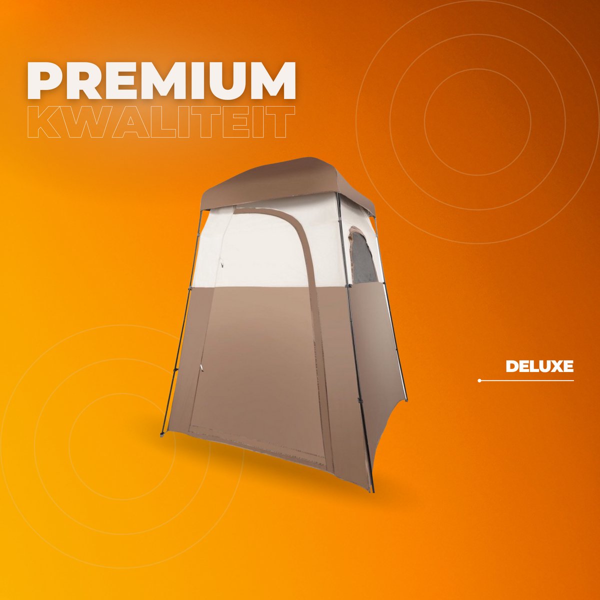 Douchetent - 1 Persoons Privacytent - Omkleedtent - Camping - 66"x66" - Voor Toiletgebruik of Omkleden