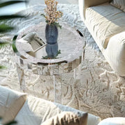 Salontafel Crystal Vaylen - Ronde salontafel - Woonkamer - Kristal - Bijzettafel - Side table
