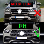 Voorbumper - Voor Mercedes GLE-Klasse W167/V167/C167 2020-2022 - Auto accessoires - Voorgrille - GT Grille - Chroom/Zwart