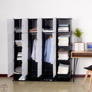 Bolt Edge Kledingkast - Opvouwbaar - Kledingrek - Organizer - Garderobekast - 165x148x35cm