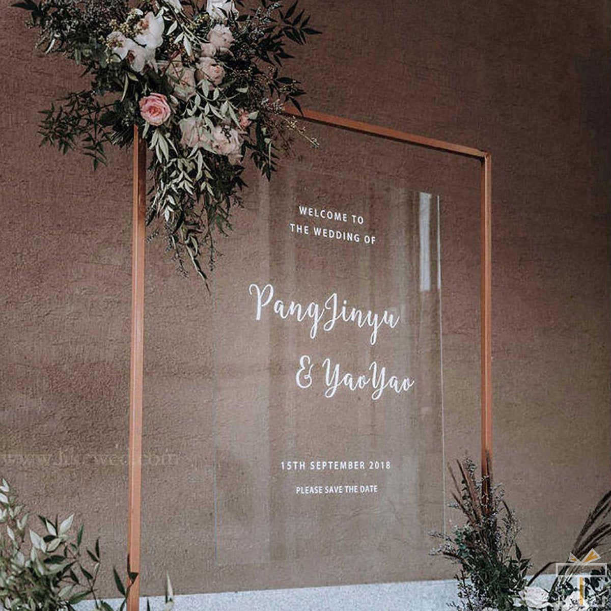 Bruiloft Decoratie - Rozenboog - Wit - Backdrop frame - 3x3m