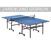 Professionele Opvouwbare Tafeltennistafel - Pingpongtafel - Voor Indoor & Thuisgebruik - MDF Speeloppervlak - Dikte 18mm