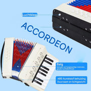 Accordeon voor Kinderen 17 Toetsen - Muziekspeelgoed - 8 Bas, Geschikt voor Beginners en Volwassenen - Educatief Muziekinstrument voor Jongens en Meisjes
