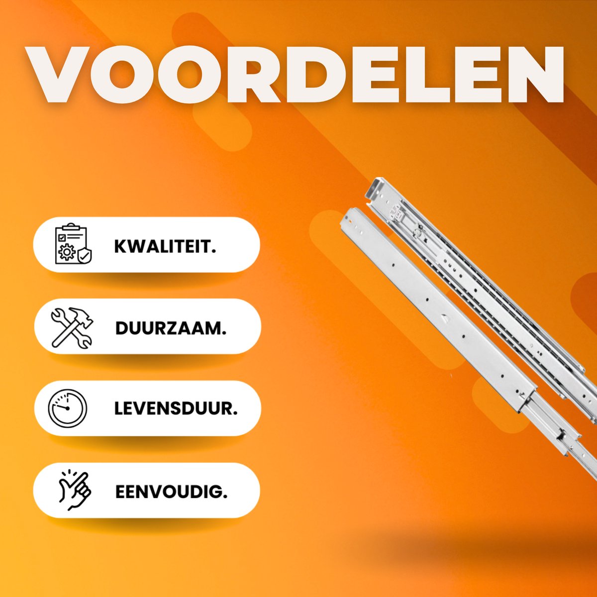 Lineaire Geleider - Lineaire Rail 2 Stuks - Geleiding - 914mm - Koolstofstaal Aluminium