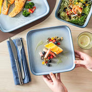 Vittoria Serviesset - 36 delig - 12 persoons - Dussy Blauw - Dinerborden - Bordenset - Diepe borden - Ontbijtborden - Servies - Keukenservies