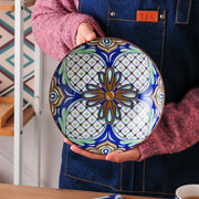 Santivo Serviesset - 4 delig - 4 persoons - Mozaïek - Dinerborden - Bordenset - Diepe borden - Ontbijtborden - Servies - Keukenservies