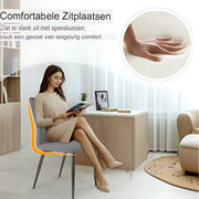 Eetkamerstoelen Lavio - Set van 2 - Elegante Keuken- of Restaurantstoel - Lounge - Khaki