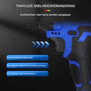 Accuboormachine 21V - Elektrische Schroefboormachine - 1500mAh Accu - 45Nm - 2 Snelheden - 25+1 Koppelstanden