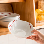 Elegant Diepe borden – 6 persoons – 6 delig – Keramisch – Serviesset