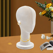 Female Mannequin Hoofd - Voor het tonen van pruiken en hoeden - Beige